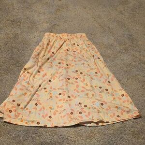 Floral Print Girl's Skirt..